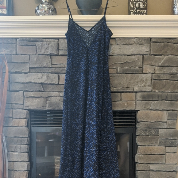 Dynamite Blue Maxi Dress - size Small - Picture 3 of 6